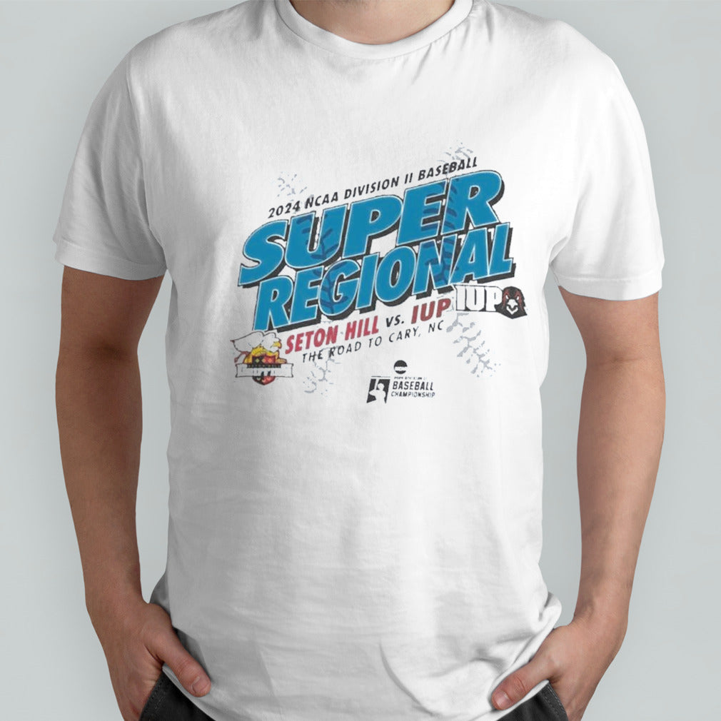 Seton Hill Vs Indiana Crimson Hawks 2024 NCAA Division II Baseball Super Regional Shirt