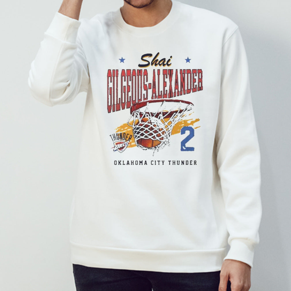Shai Gilgeous-Alexander Oklahoma City Thunder Thunder Swish shirts