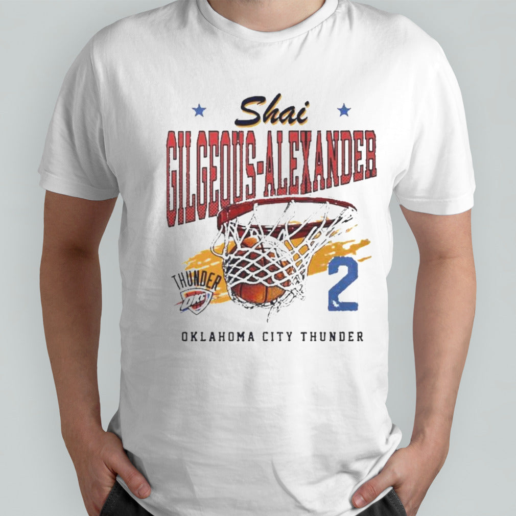 Shai Gilgeous-Alexander Oklahoma City Thunder Thunder Swish shirts