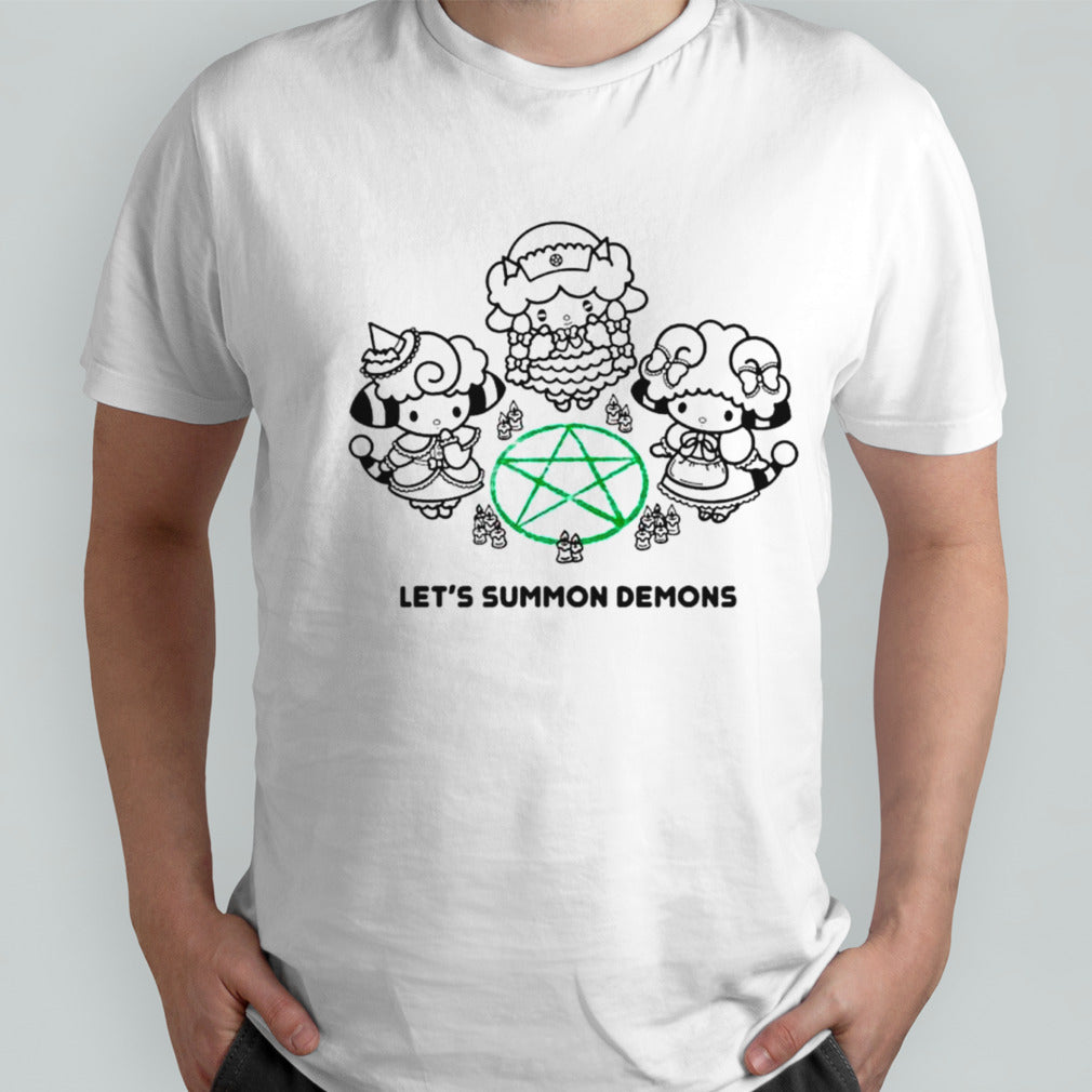Sheep sisters letsâ€™s summon demons shirts