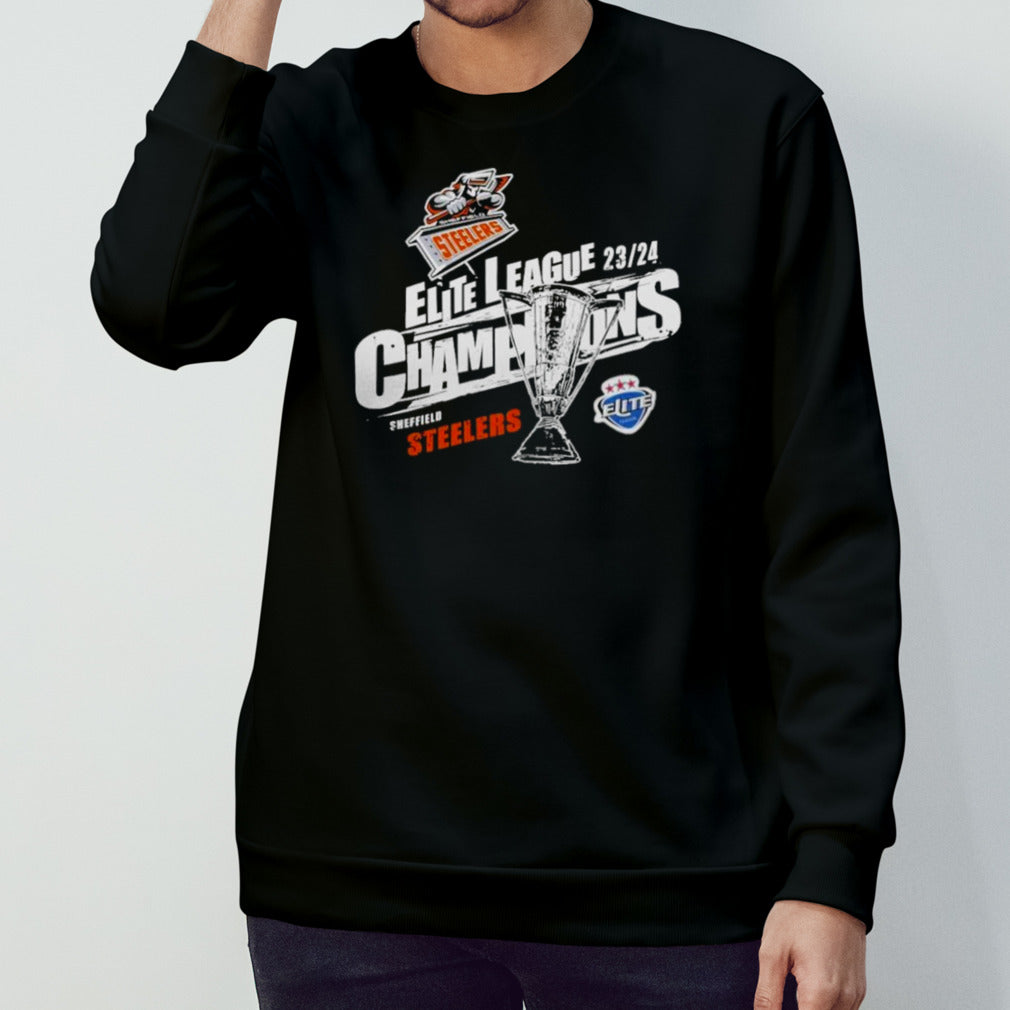 Sheffield Steelers Shop Elite League Champions 2024 T-shirts