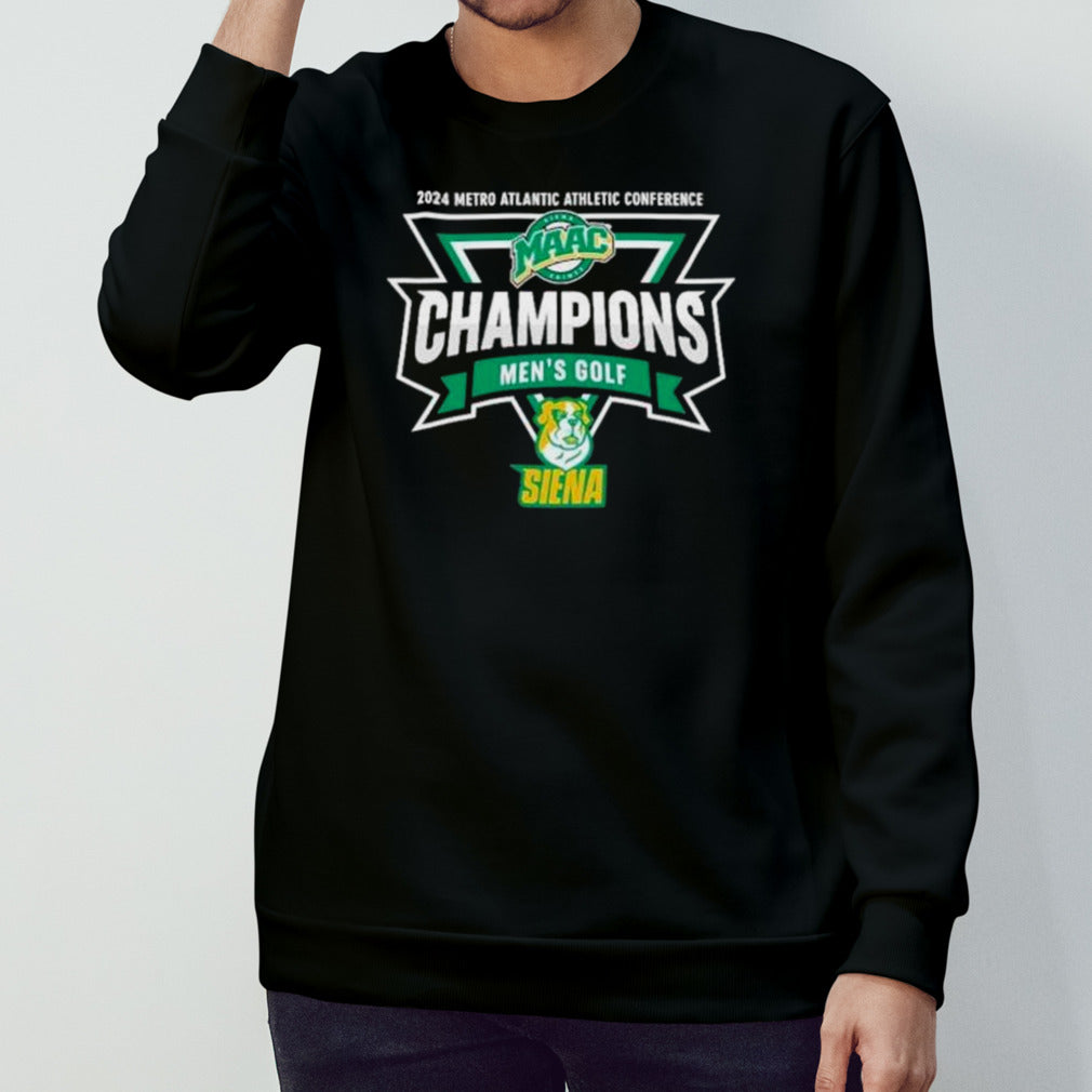 Siena College Saints Menâ€™s golf 2024 MAAC Metro Atlantic Athletic Conference Champions shirt