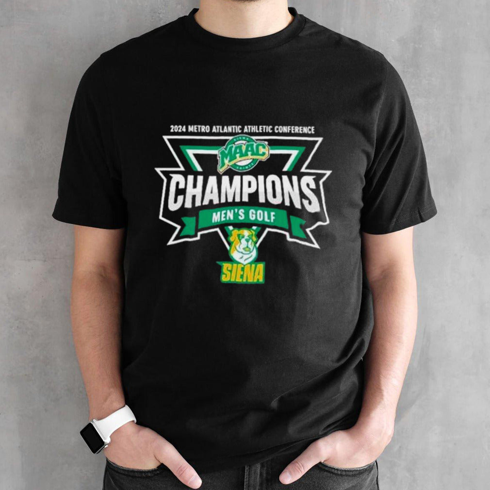 Siena College Saints Menâ€™s golf 2024 MAAC Metro Atlantic Athletic Conference Champions shirt
