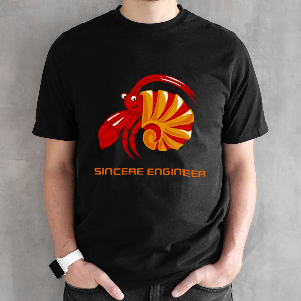Sincere engineer shrimp shirt