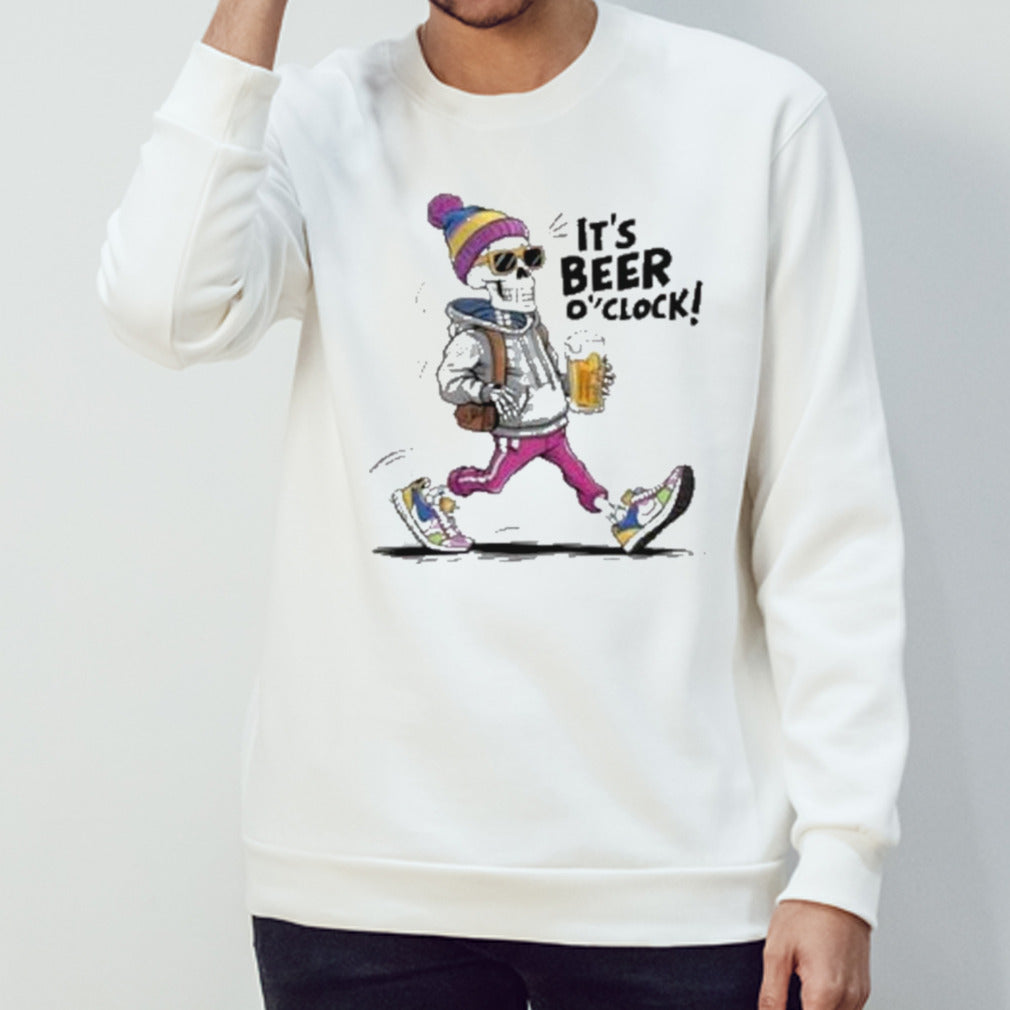 Skeleton Itâ€™s Beer Oâ€™clock T-Shirt
