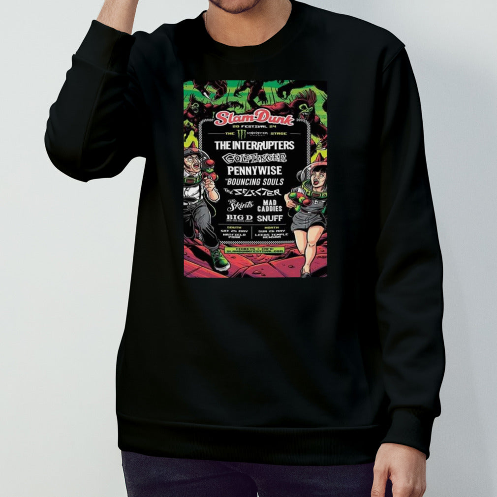 Slam Dunk Festival 2024 Goldfinger Uk Tour Poster T-shirt