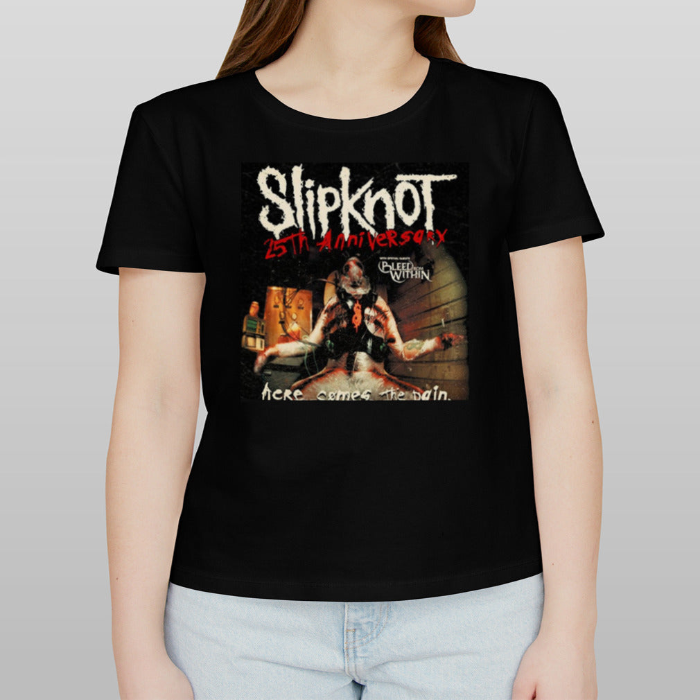 Slipknot 25th Anniversary World Tour 2024 Here Come The Pain shirt