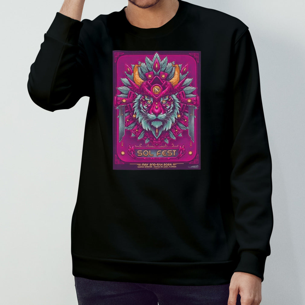 Sol Fest May 2nd 5th 2024 Vortex Springs Ponce De Leon Florida Official Poster T-Shirt
