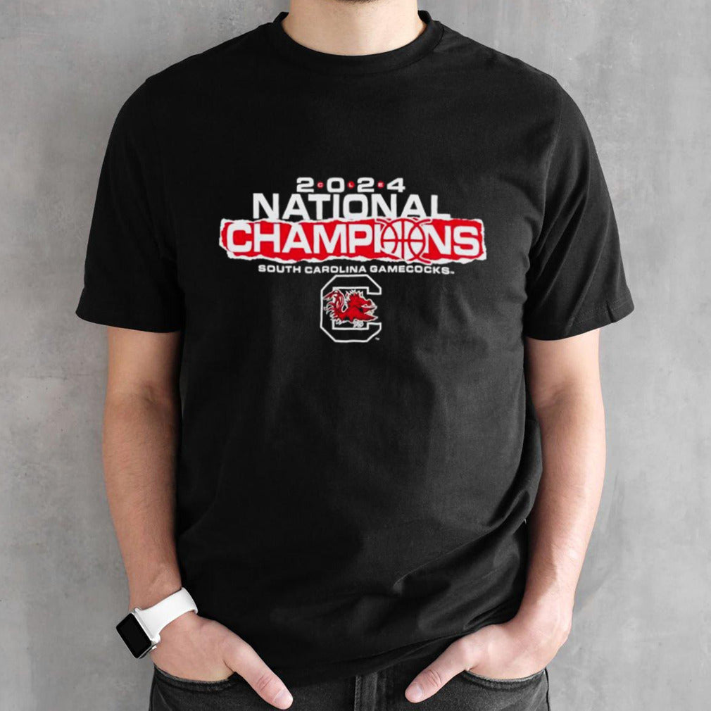 South Carolina Gamecocks 2024 NCAA Womensâ€™s Basketball National Champions Bracket shirts