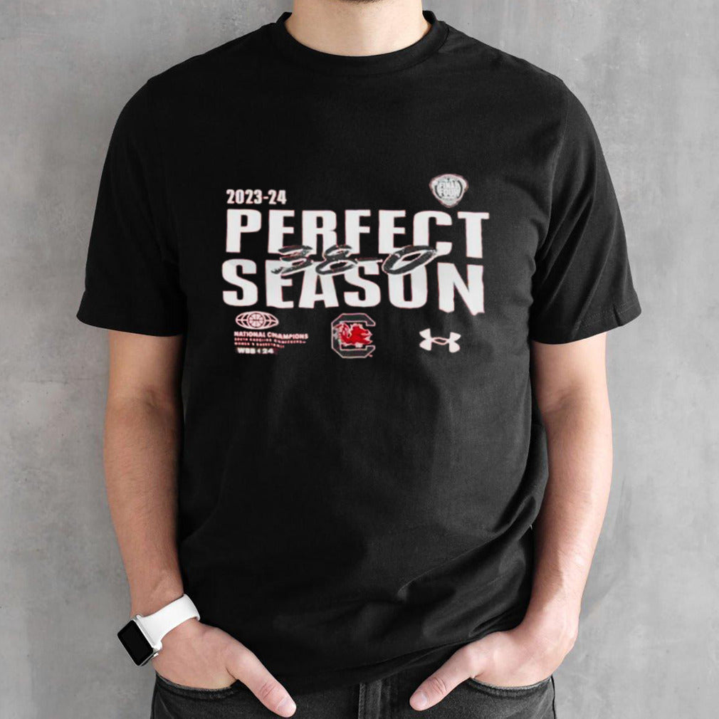 South Carolina Gamecocks 2024 NCAA Womensâ€™s Basketball National Champions Perfect Season shirts