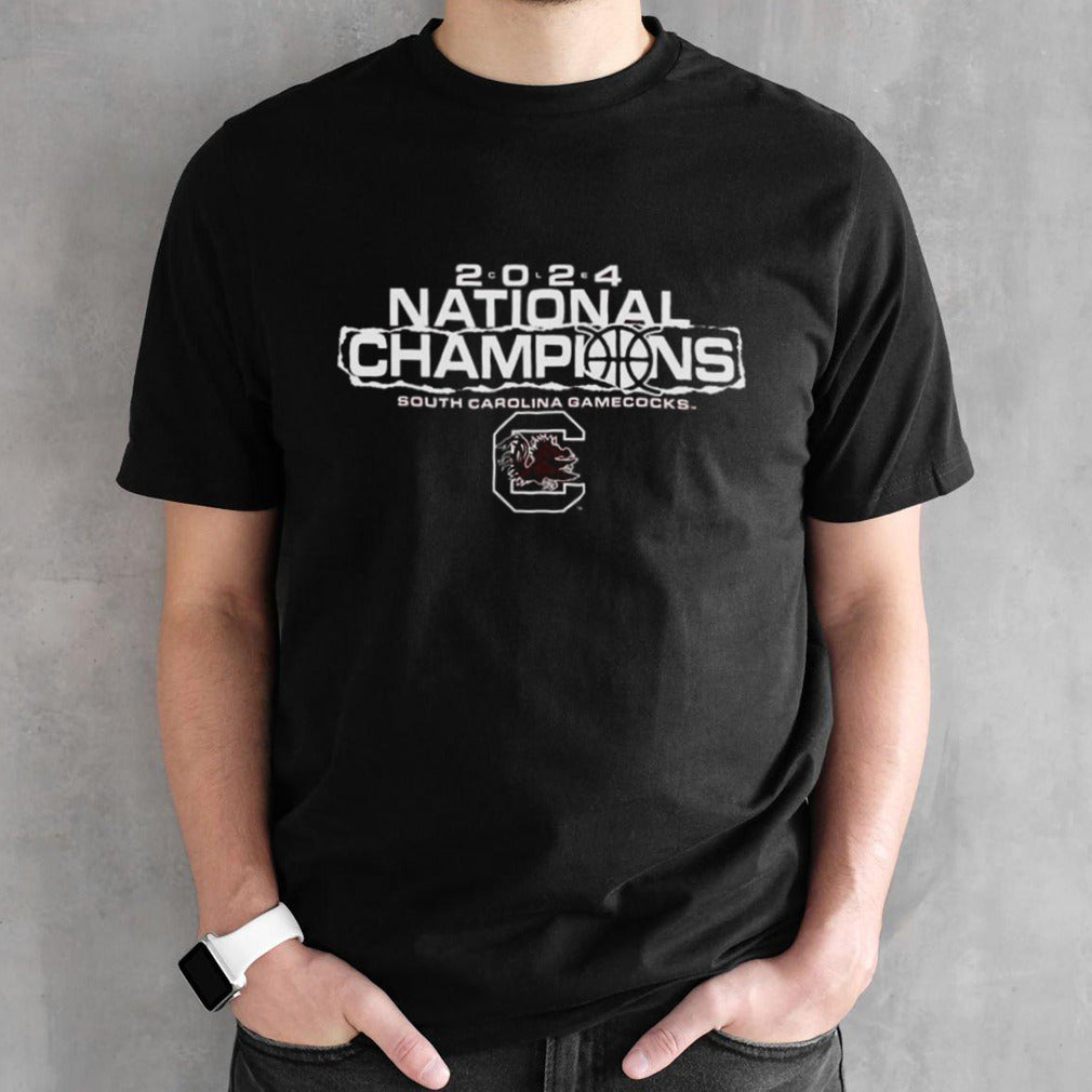 South Carolina Gamecocks 2024 Ncaa Womensâ€™s Basketball National Champions T-shirts