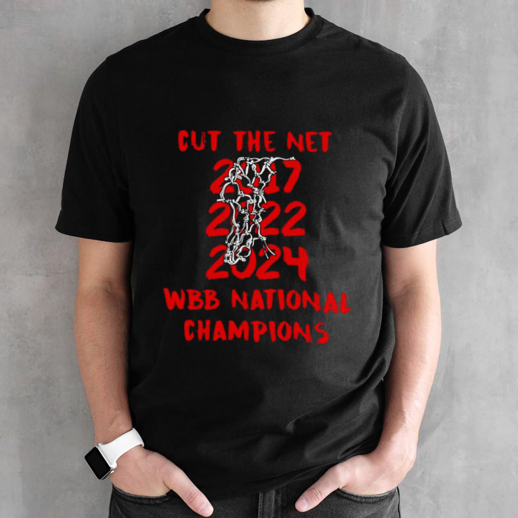 South Carolina Gamecocks Cut The Net 2024 Womens National Champions shirts