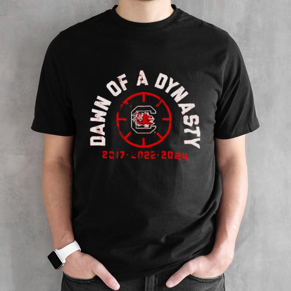 South Carolina Gamecocks Womensâ€™s basketball 2024 dawn of a dynasty national champs shirts