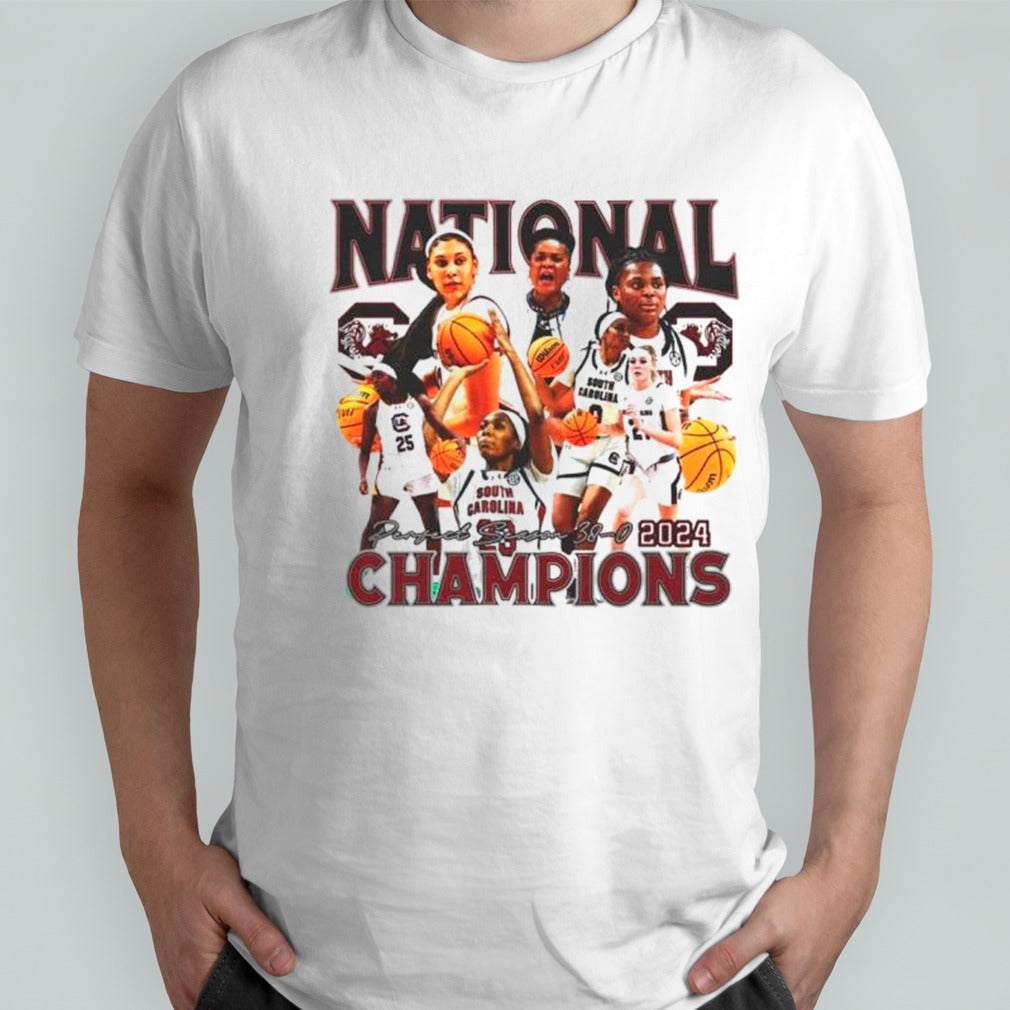 South Carolina Gamecocks Womensâ€™s basketball perfect season 380-0 2024 National Champions shirts