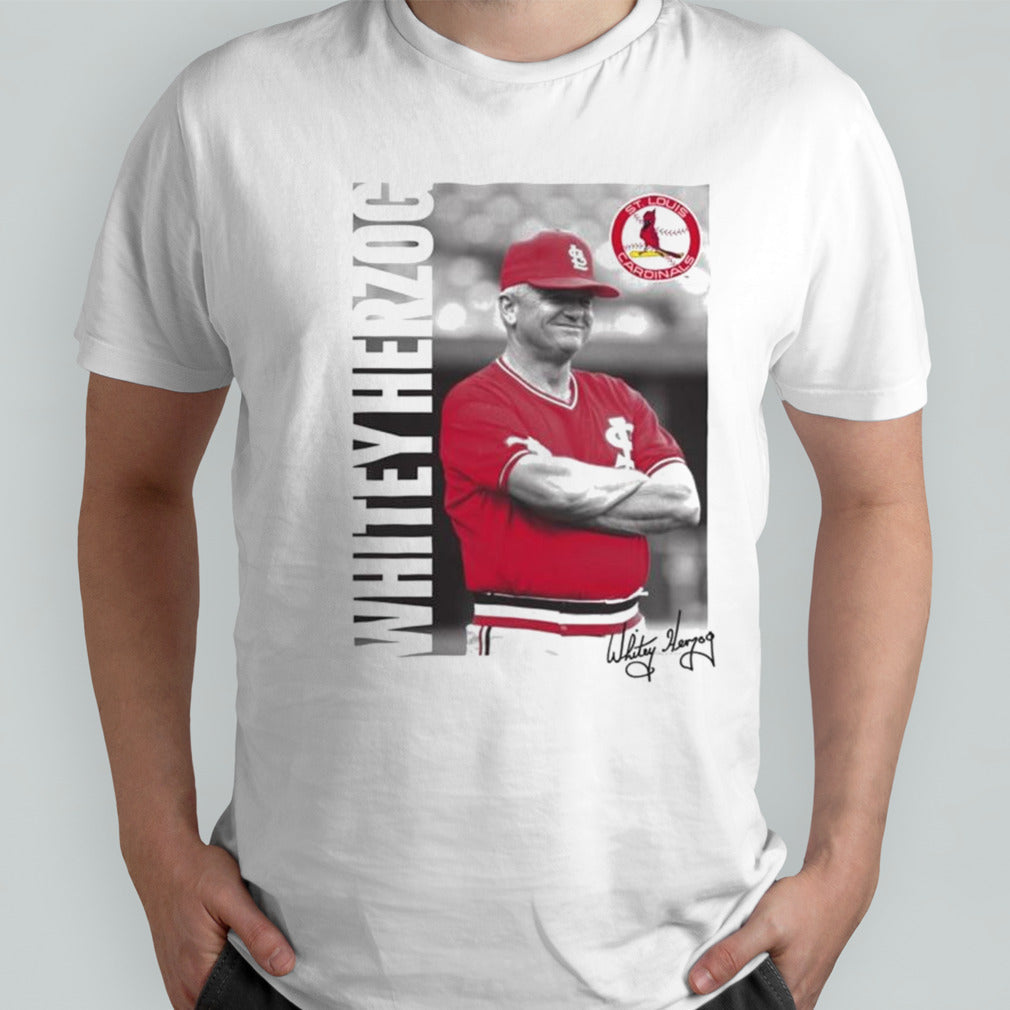 St. Louis Cardinals Whitey Herzog 2024 T-shirt