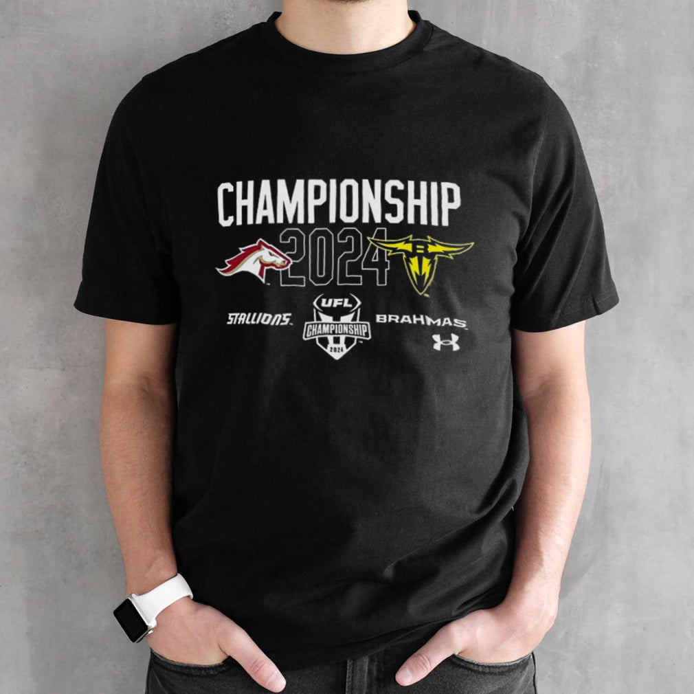 Stallions vs Brahmas UFL Championship 2024 United Football League Shirt