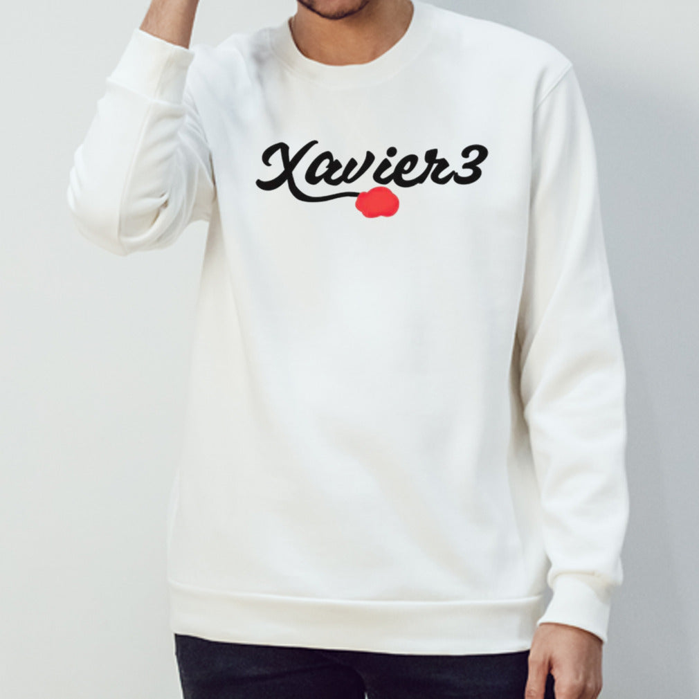 Stephon Marbury wearing Xavier 3 shirt