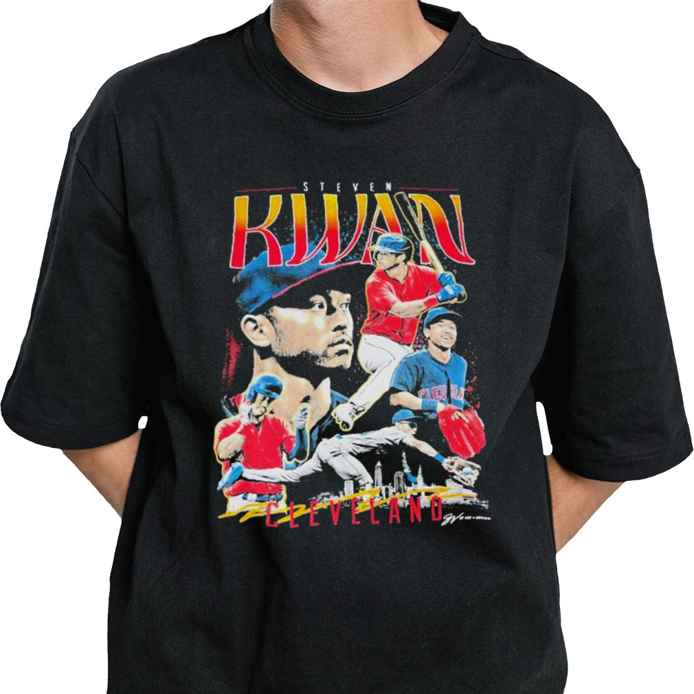 Steven Kwan Cleveland Baseball City Champion Signature t shirt