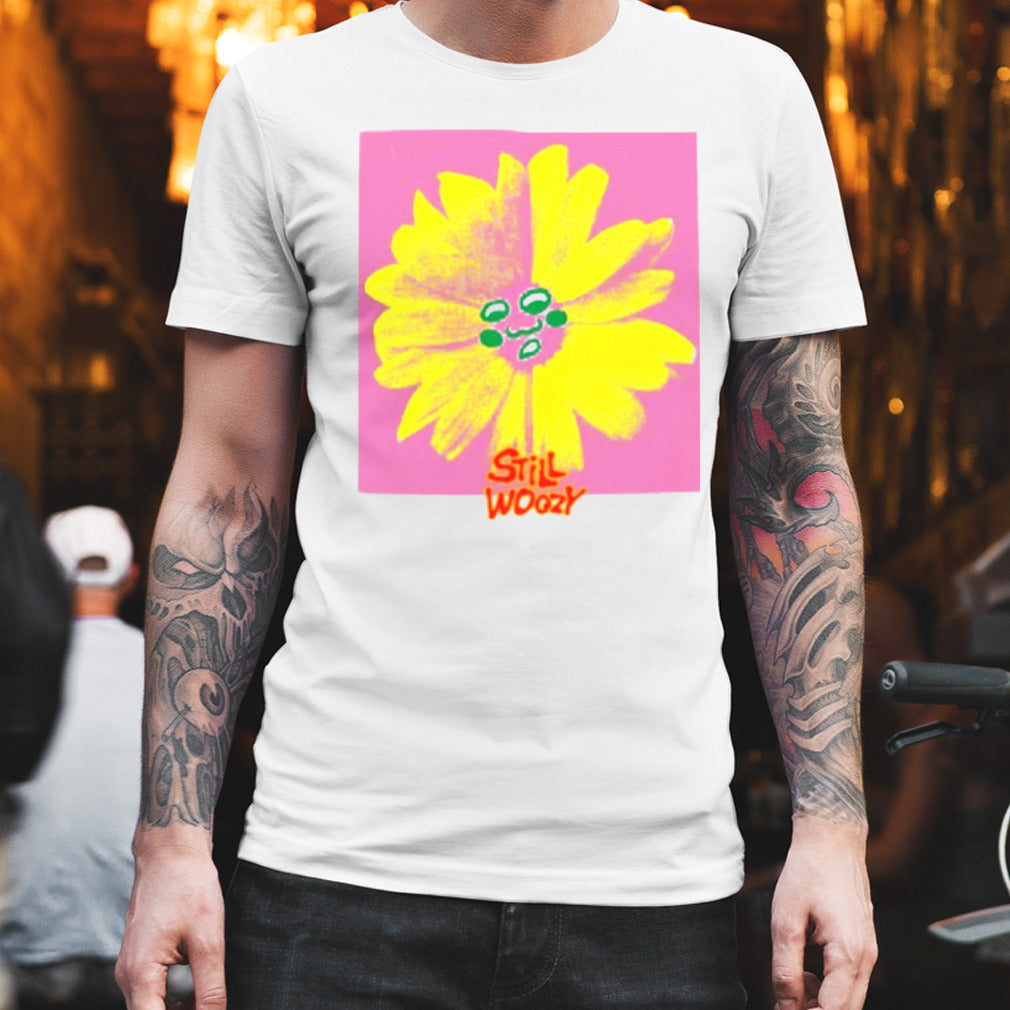 Still Woozy Flower Face T Shirt
