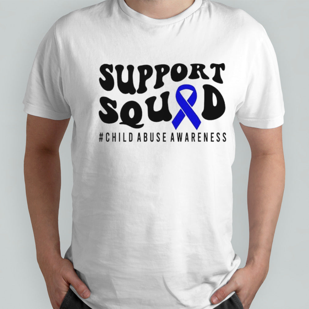 Support squad child abuse awareness shirts