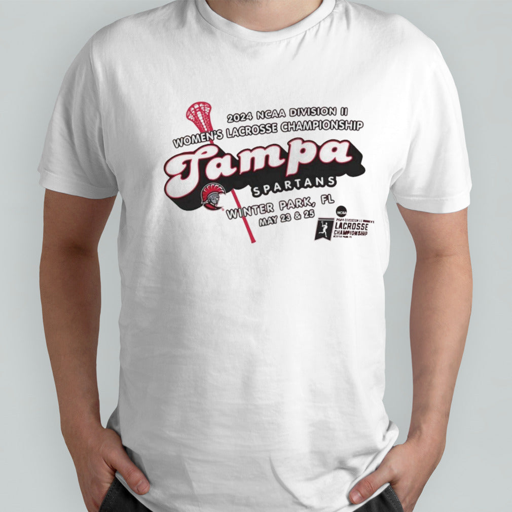 Tampa Spartans 2024 NCAA Division III Womenâ€™s Lacrosse Championship shirt