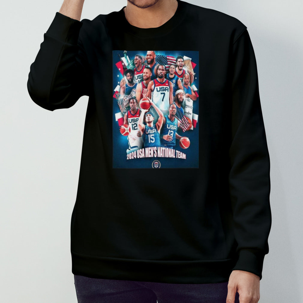 The 2024 Usa Mensâ€™s National Team Usa Basketball T-shirts