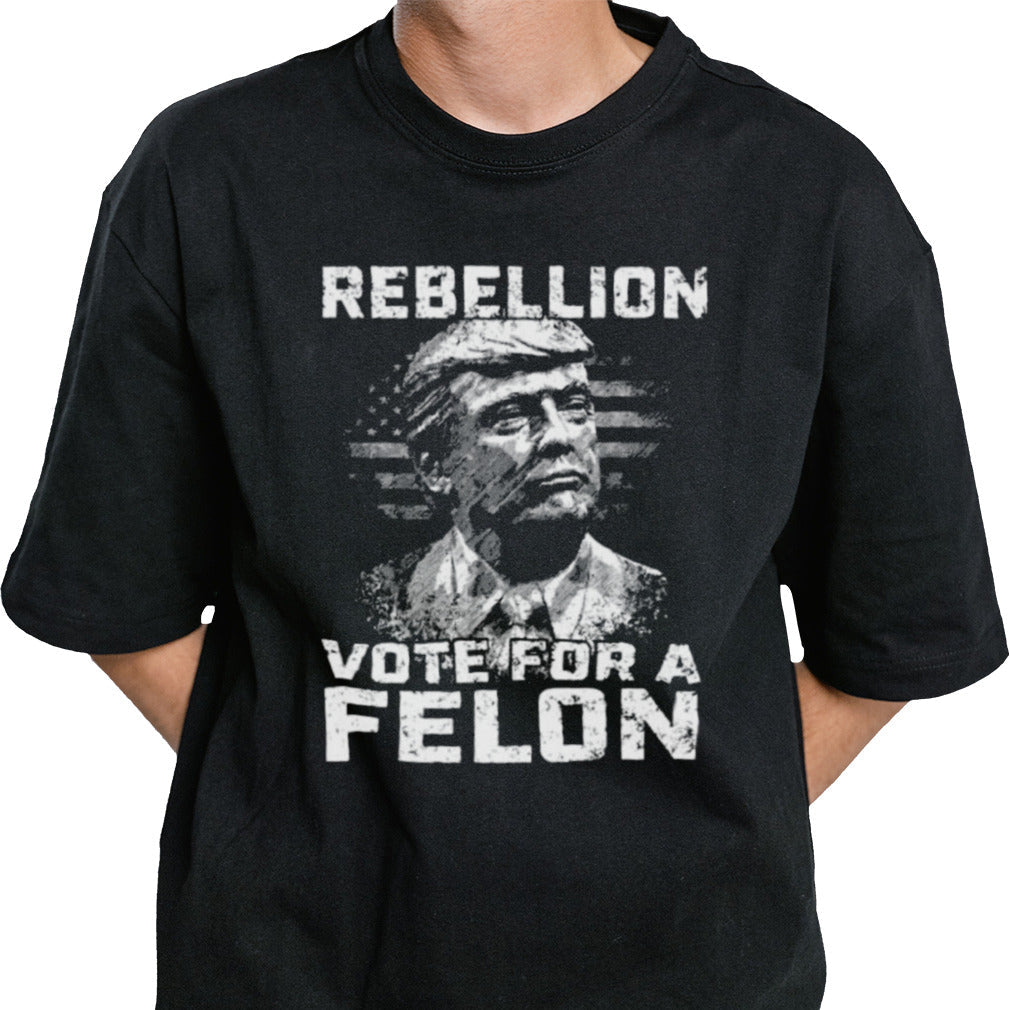The Convicted Felon Trump 2024 Rebellion T-Shirt