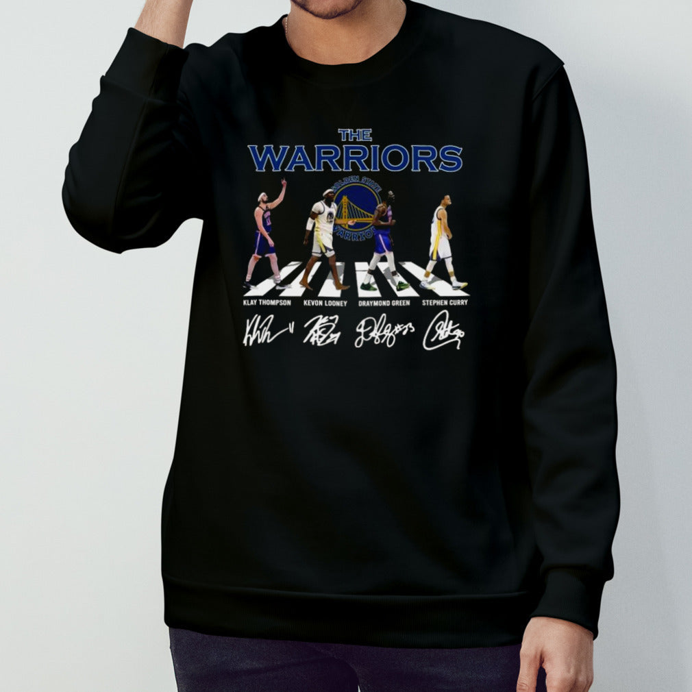 The Golden State Warriors abbey road signatures T-shirt