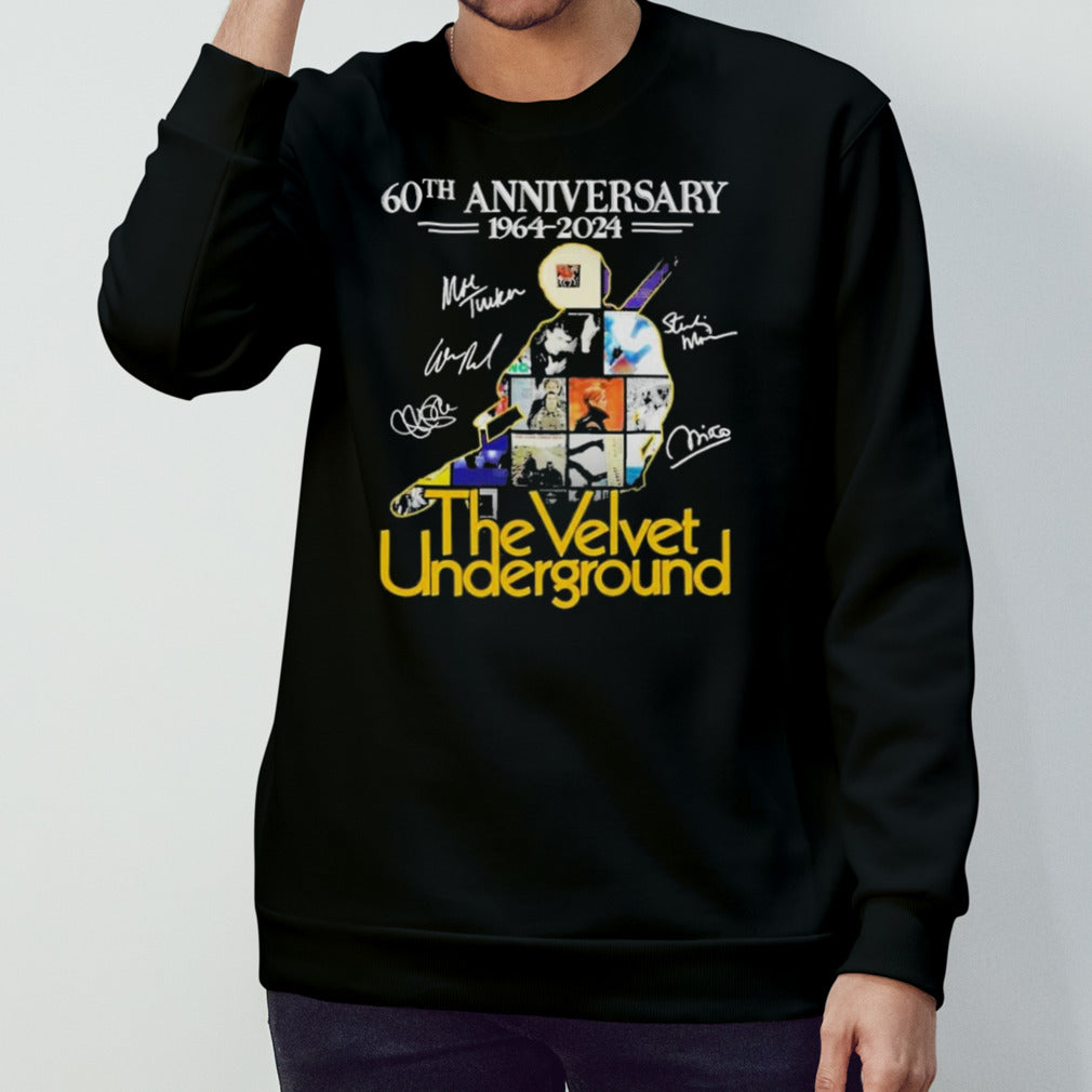 The Velvet Underground Fan 60th Anniversary Thank You For The Memories 1964-2024 T-Shirt
