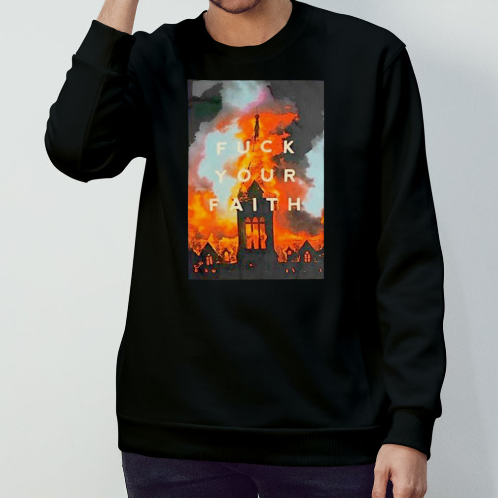 The devil wears nada fuck your faith shirts