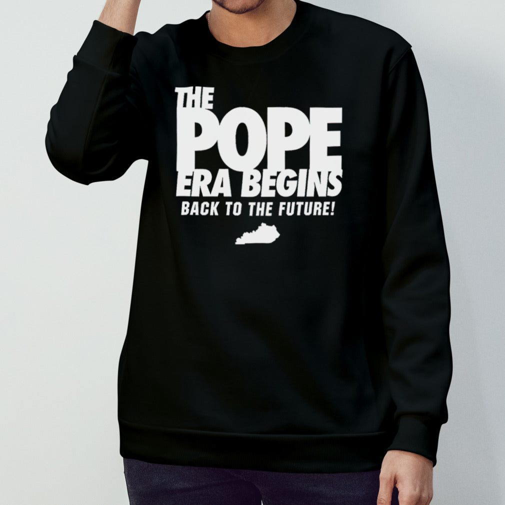 The pope era begins back to the future shirts