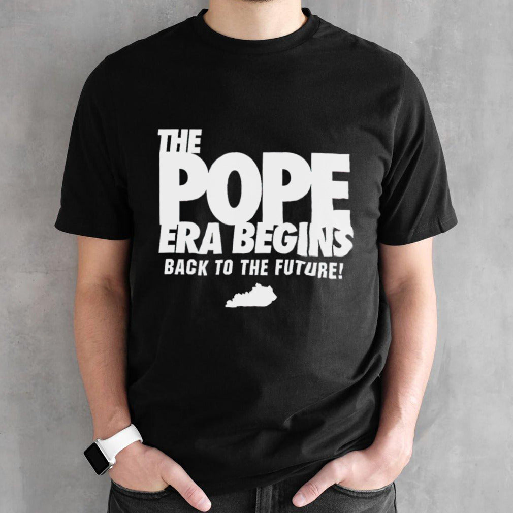 The pope era begins back to the future shirts