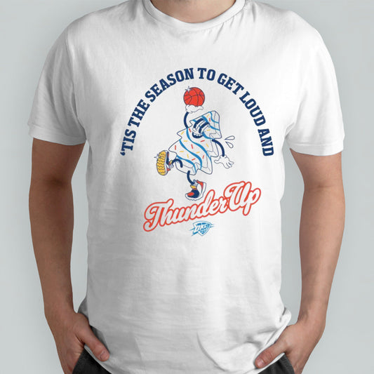 Thunder Shop Okc Thunder Iog Holiday Tree Cake T Shirts