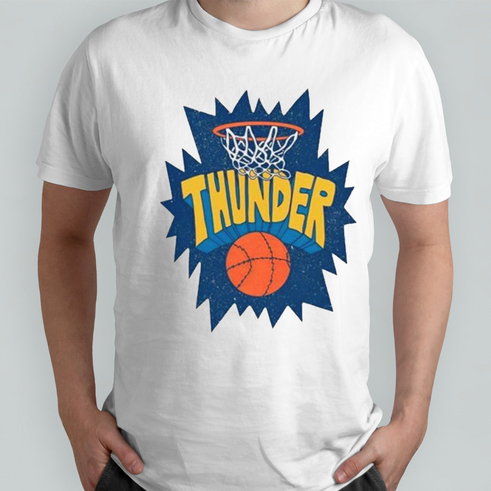 Thunder Swish basketball logo shirts