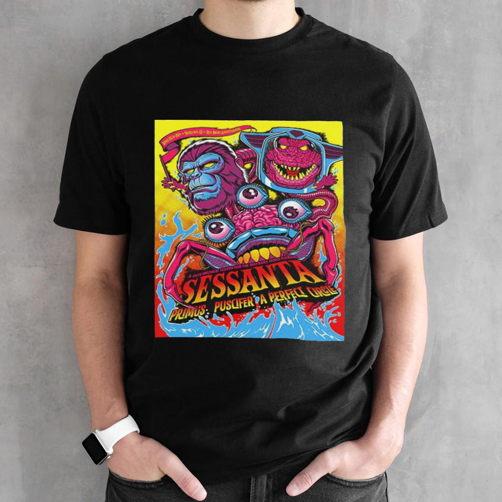Tonightsâ€™s Sessanta Performance At The Red Rocks Amphitheatre With Primus Puscifer A Perfect Circle limited-Edition Items shirts
