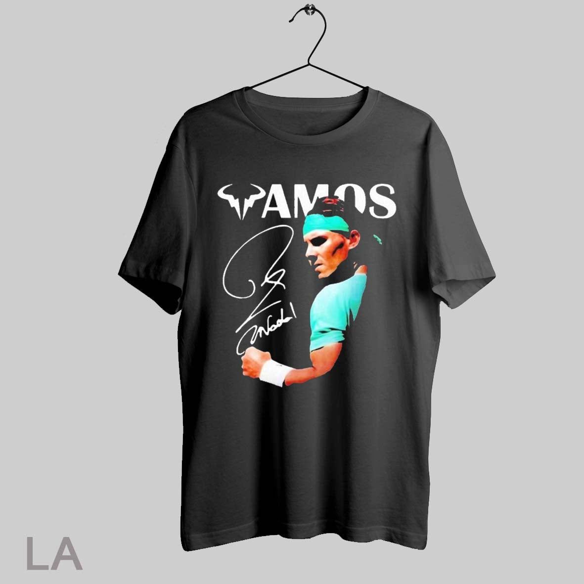 Top Rafael Nadal Vamos Signature Logo T Shirt Sweatshirt Hoodie Shirt