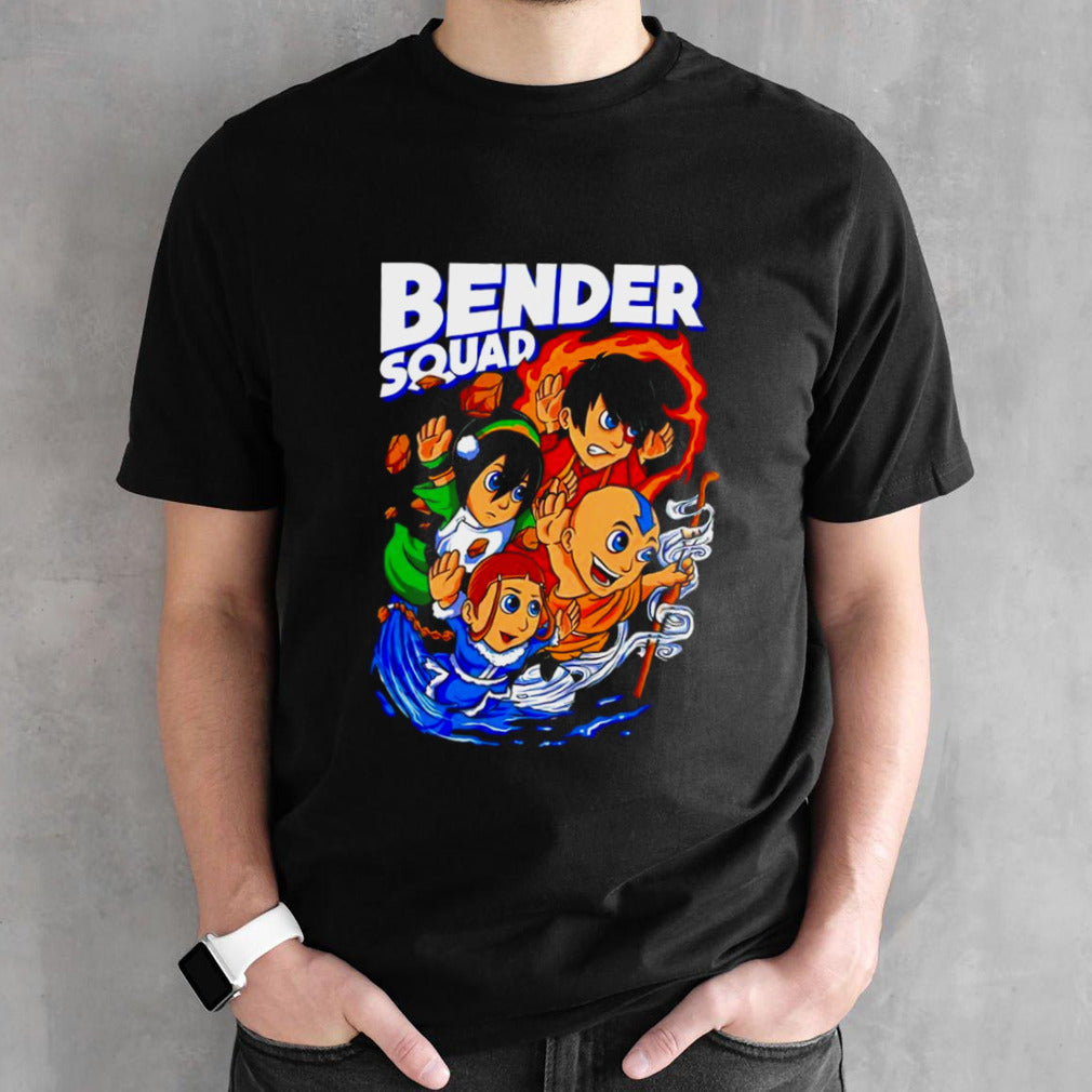 Toph Zuko Katara and Aang Bender Squad shirts