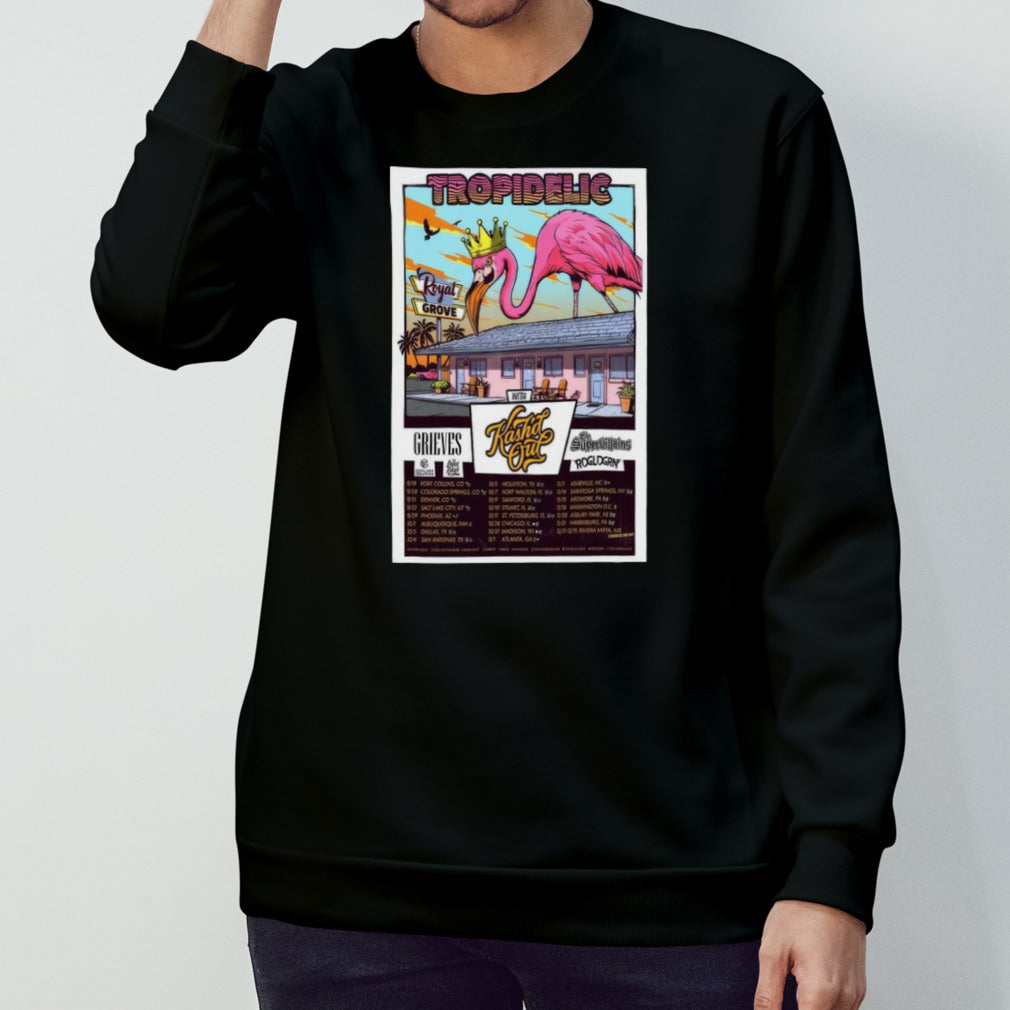 Tropidelic Album The Royal Grove 2024 Tour Poster Shirt