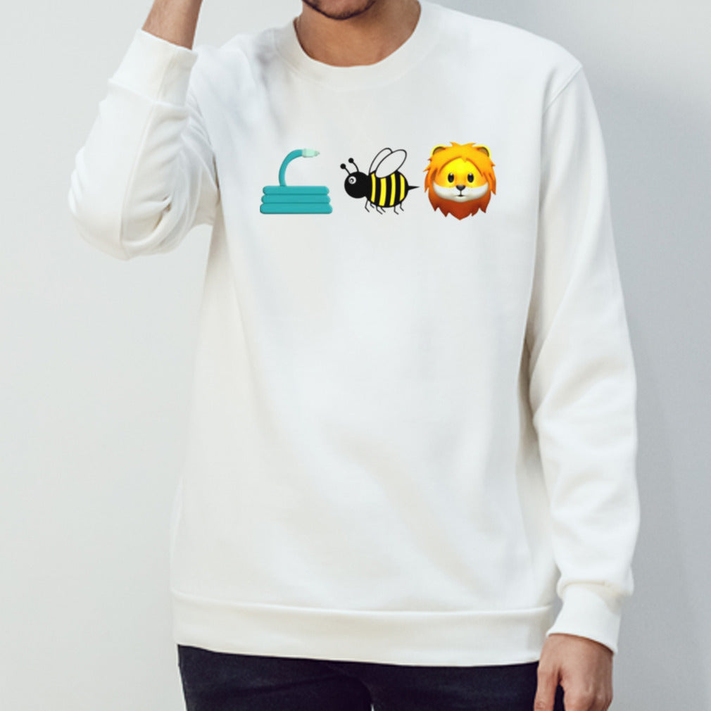 Tzedek Hose Bee Lion shirt