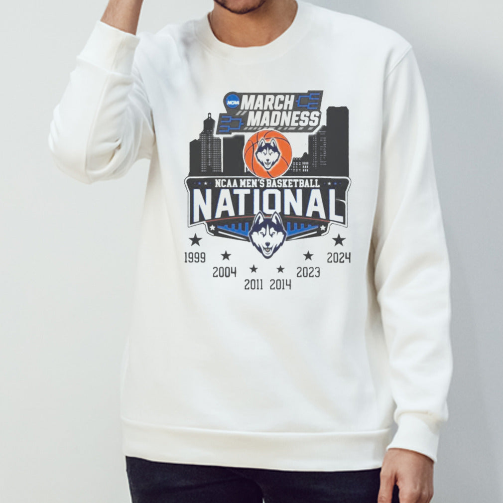 UConn Huskies 2024 NCAA Men Basketball Champions March Madness T-Shirts