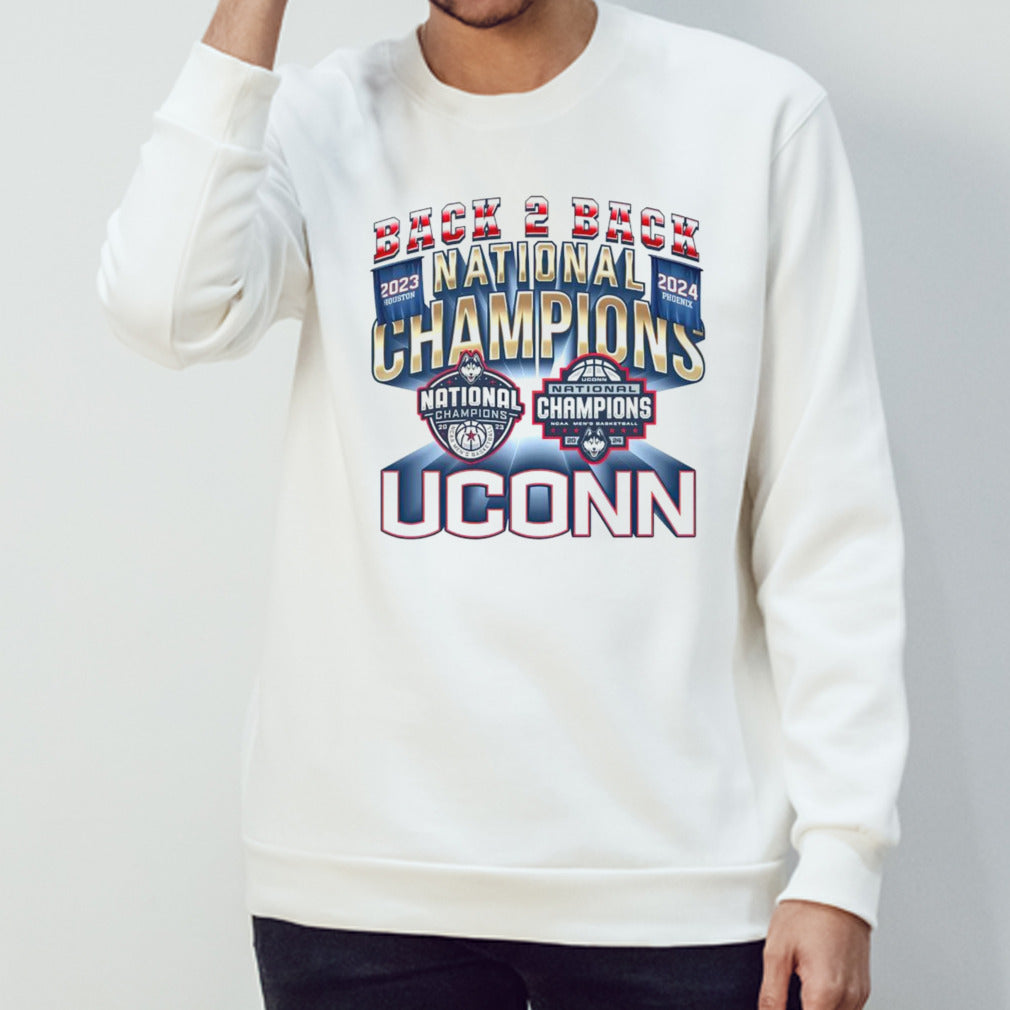 UConn Huskies Back 2 Back National Champions shirts