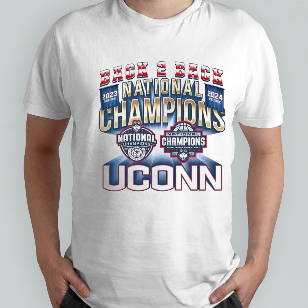 UConn Huskies Back 2 Back National Champions shirts