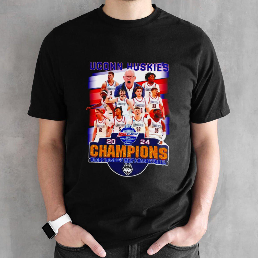 Uconn Huskies 2024 Champions Uconn Huskies Menâ€™s Basketball shirt