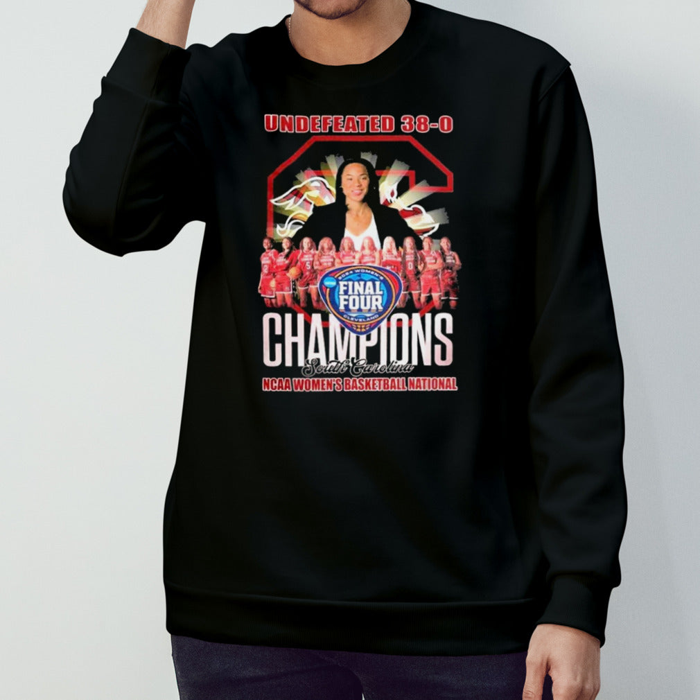 Undefeated 38-0 Champions South Carolina NCAA Womensâ€™s Basketball National T-Shirts