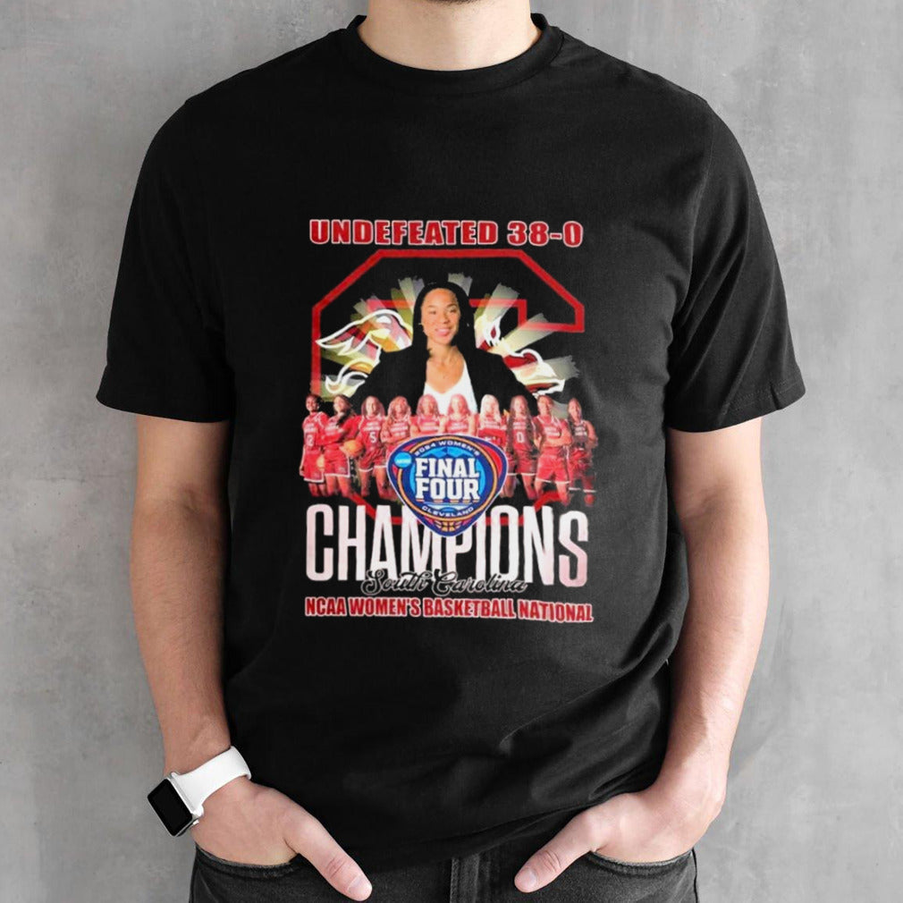 Undefeated 38-0 Champions South Carolina NCAA Womensâ€™s Basketball National T-Shirts
