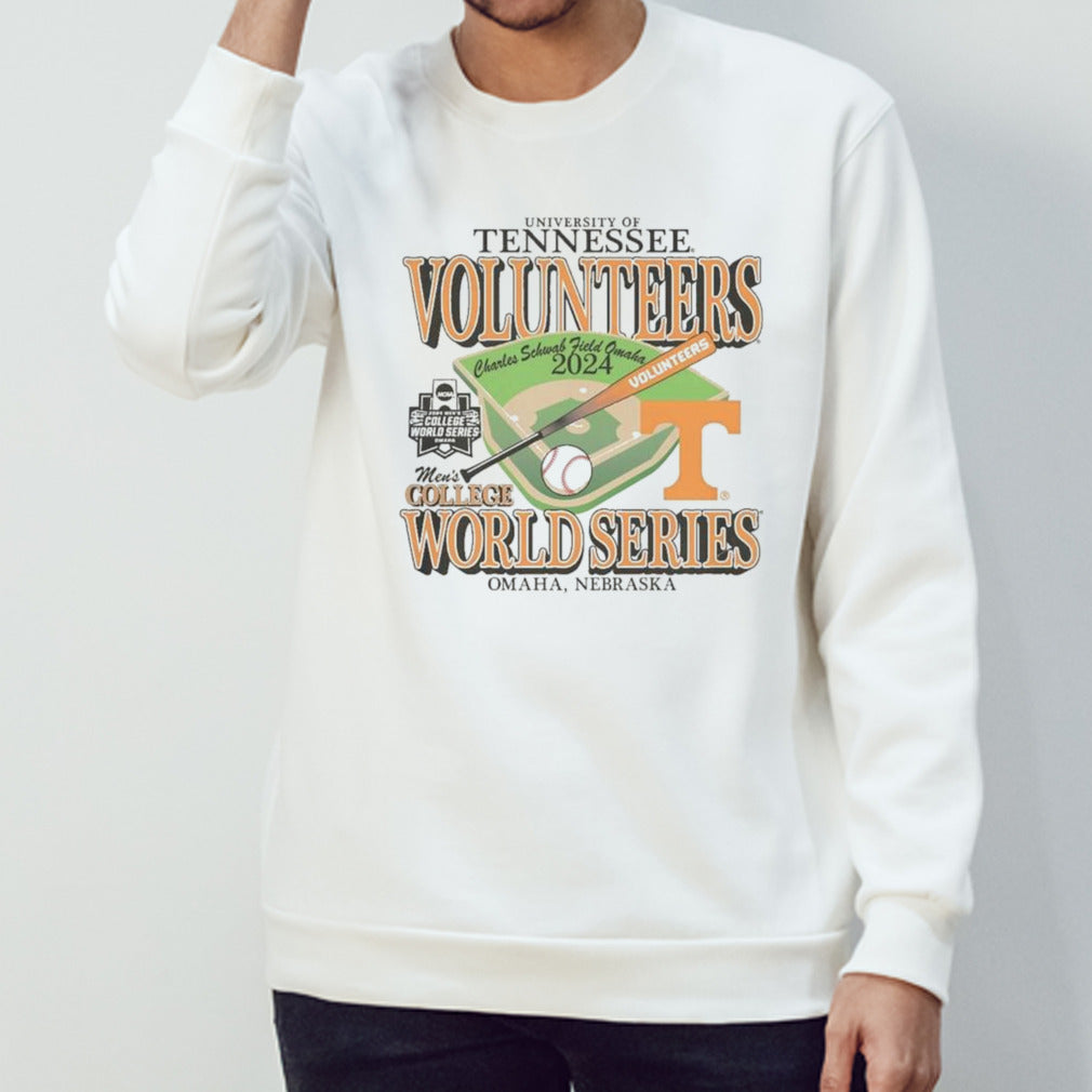 University Of Tennessee Volunteers Menâ€™s College World Series Omaha Nebraska 2024 T-shirt