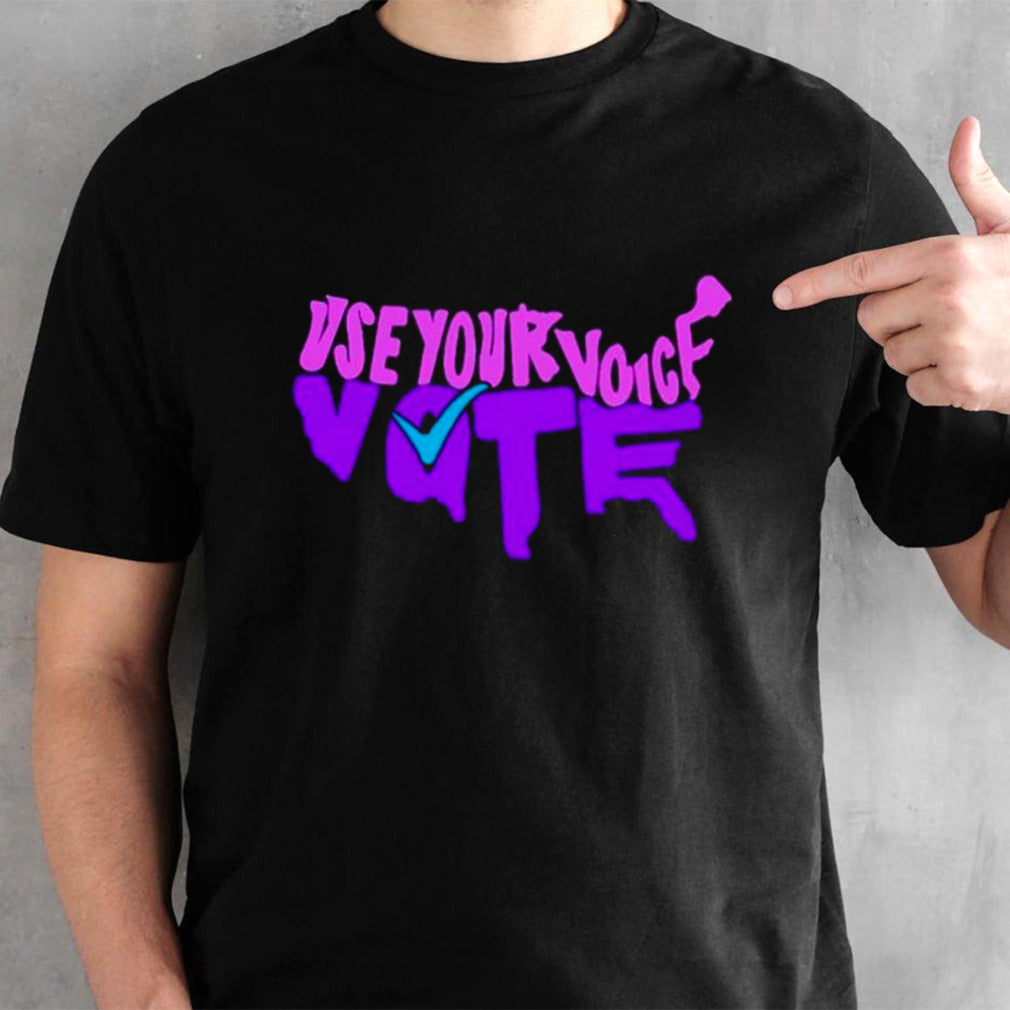 Use your voice vote American maps shirt
