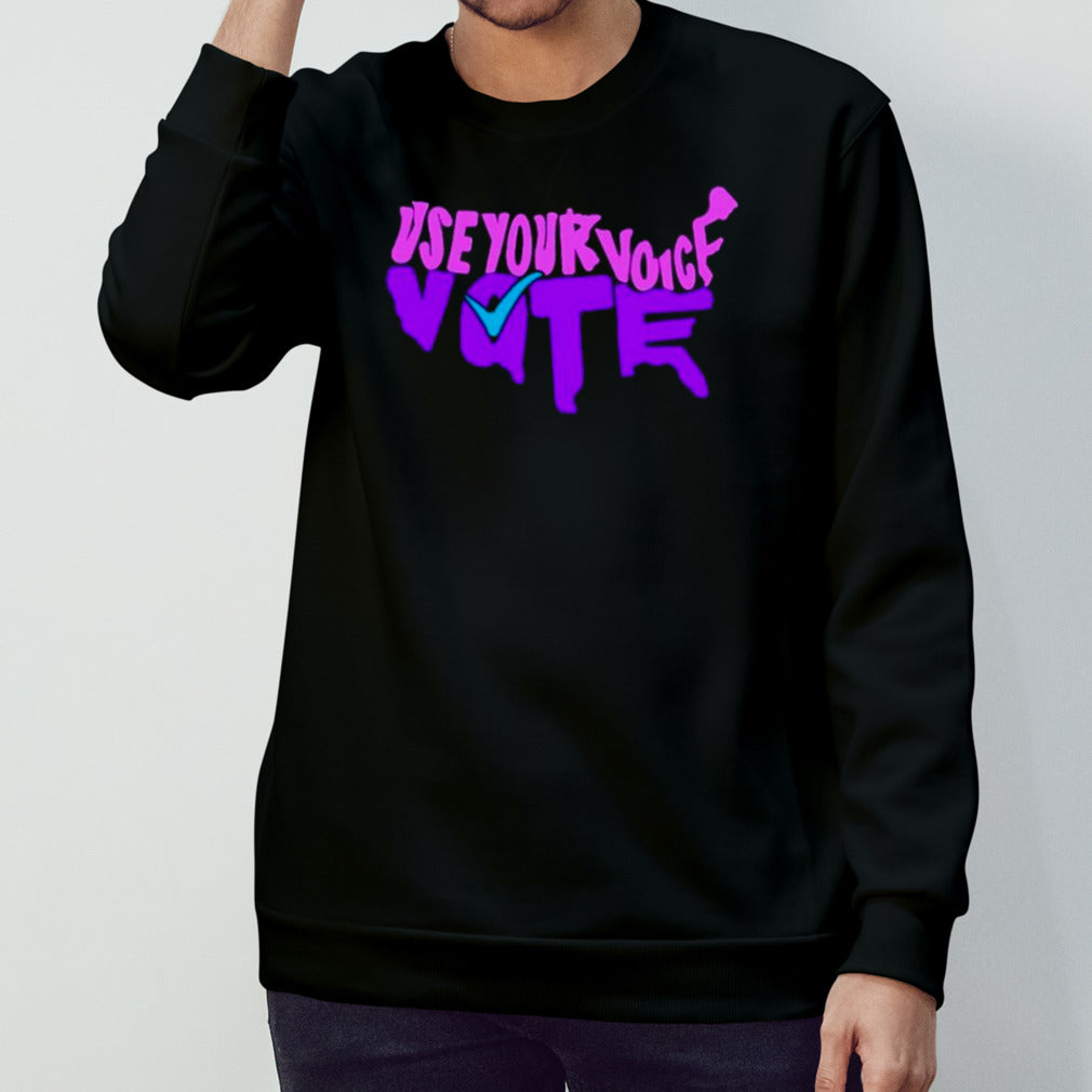 Use your voice vote American maps shirt