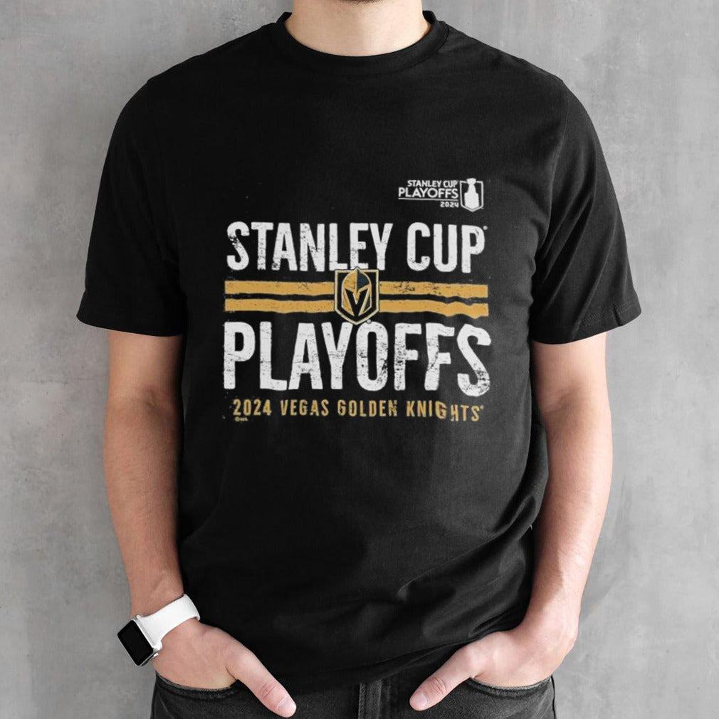 Vegas Golden Knights 2024 Stanley Cup Playoffs Crossbar T-shirts