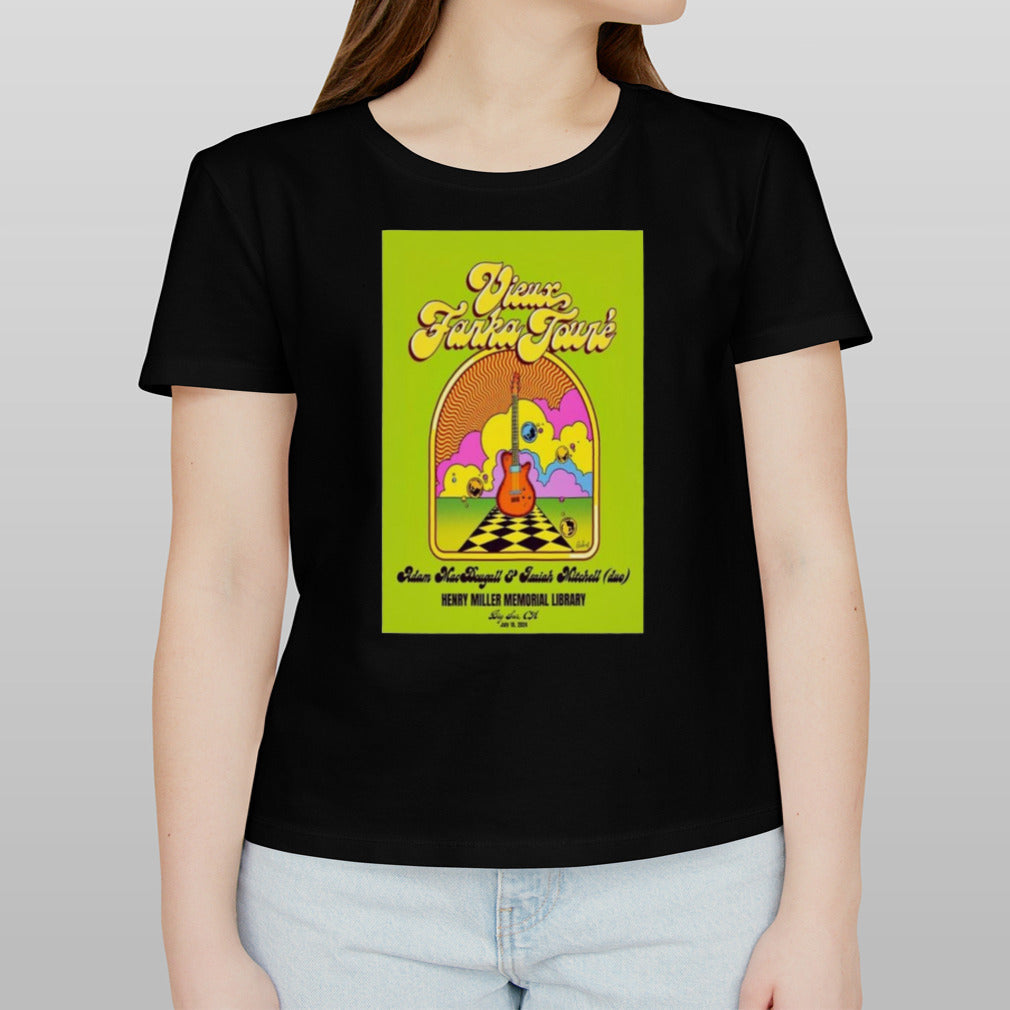 Vieux Farka TourÃ© July 18 2024 Henry Miller Memorial Library Big Sur CA Poster shirt